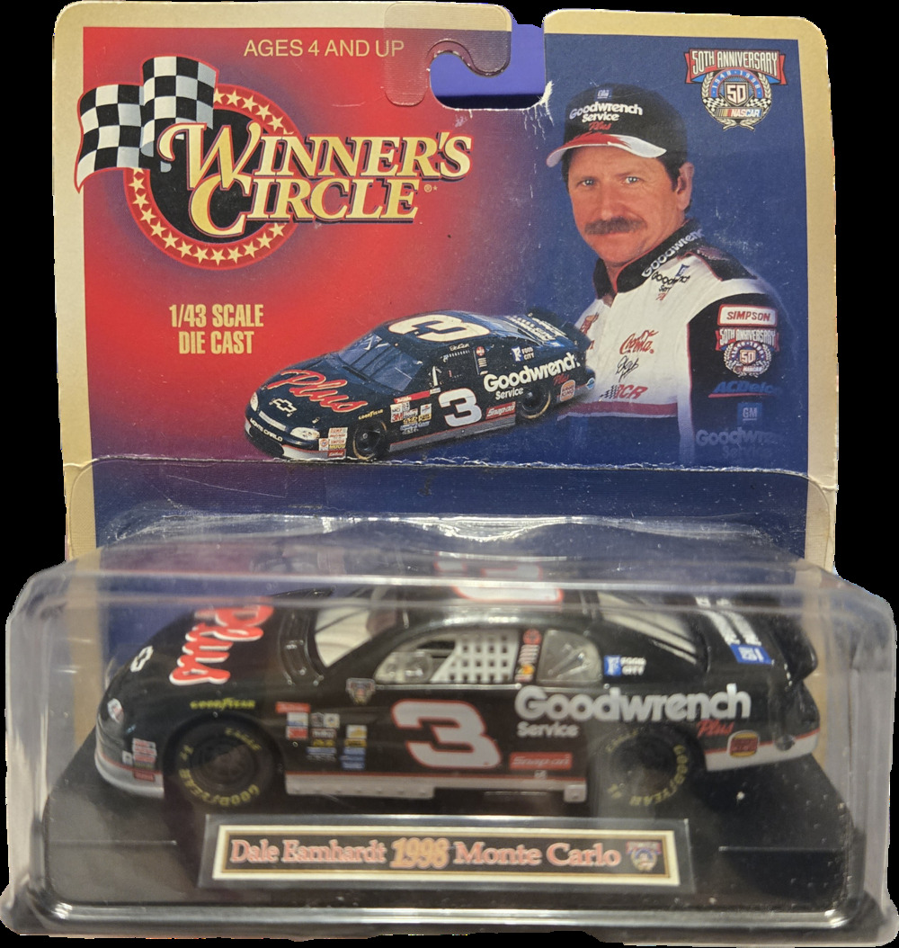 1998 Winner's Circle Dale Earnhardt 3 Goodwrench 1:43 Monte Carlo NASCAR Diecast